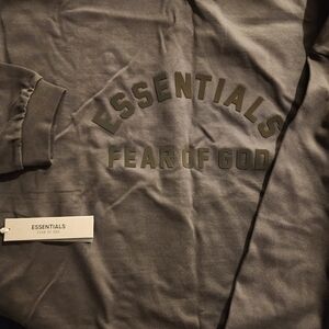 Fear of God Essentials Charcoal Crewneck